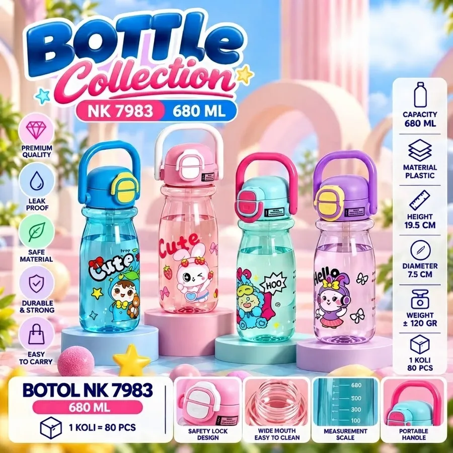 Botol Minum NK-7983 680 ml