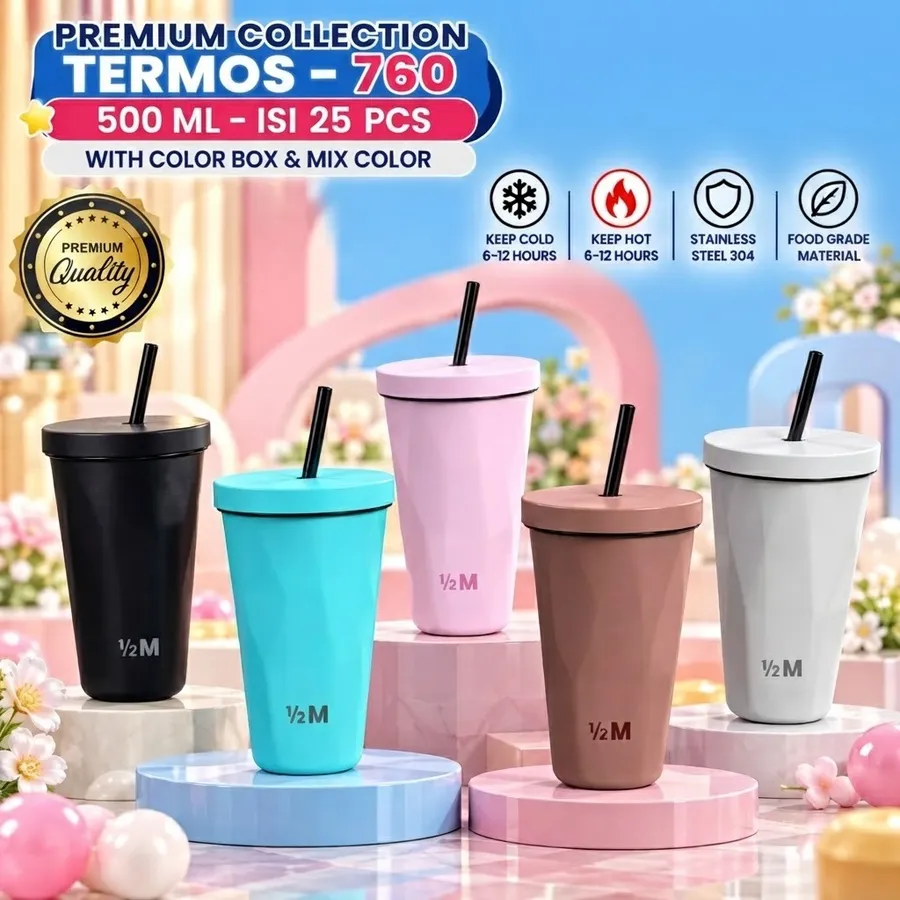 Tumbler Sedotan 760 500 ml